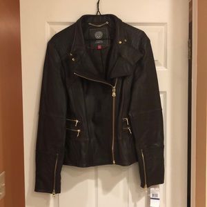 Vince Camuto women’s %100 real lamb leather jacket